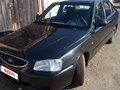 2008 Hyundai Accent ТагАЗ II, чёрный, 345000 рублей