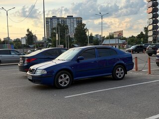 2006 Skoda Octavia I (A4) Рестайлинг, синий, 445000 рублей, вид 1