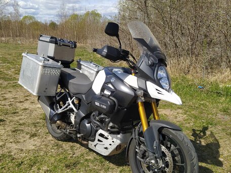 2015 Suzuki V-Strom 1000, белый, 600000 рублей, вид 3