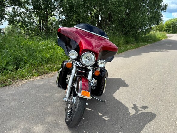 2012 Harley-Davidson Electra Glide, красный, 1000000 рублей