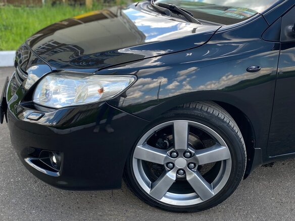 2008 Toyota Corolla AMT X (E140, E150), чёрный, 865000 рублей - вид 7