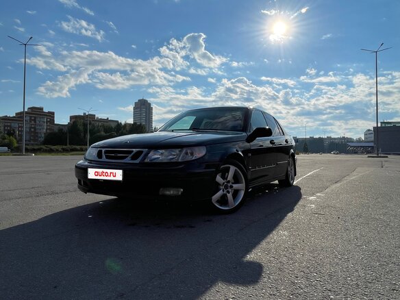 1998 Saab 9-5 I, чёрный, 350000 рублей - вид 1