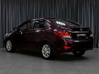 2013 Hyundai Solaris I, фиолетовый, 859000 рублей, вид 2
