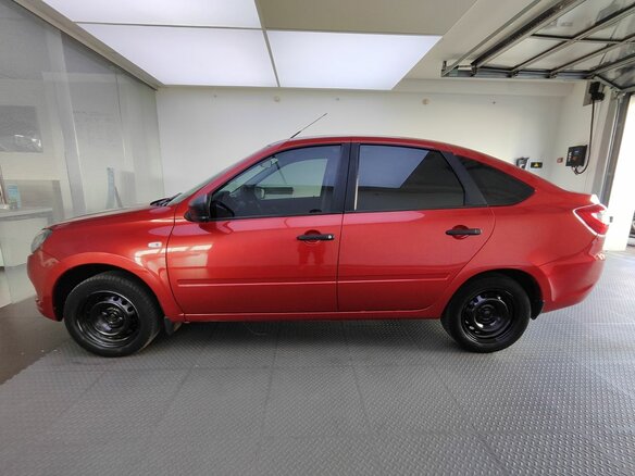2021 Lada (ВАЗ) Granta I Рестайлинг, красный, 570000 рублей - вид 7