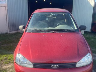 2007 Lada (ВАЗ) Kalina I, красный, 235000 рублей, вид 2