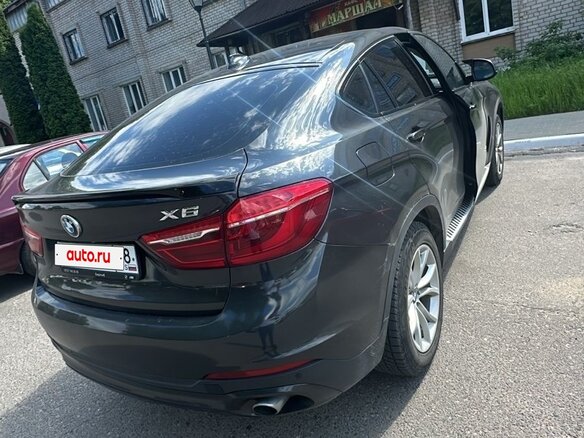 2015 BMW X6 35i II (F16), серый, 2850000 рублей - вид 4