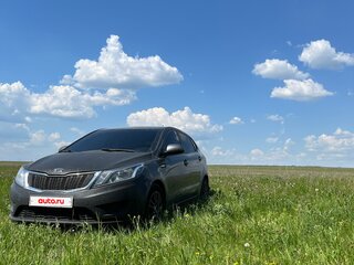 2012 Kia Rio III, серый, 600000 рублей, вид 5