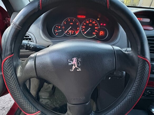 2004 Peugeot 206, красный, 180000 рублей - вид 5