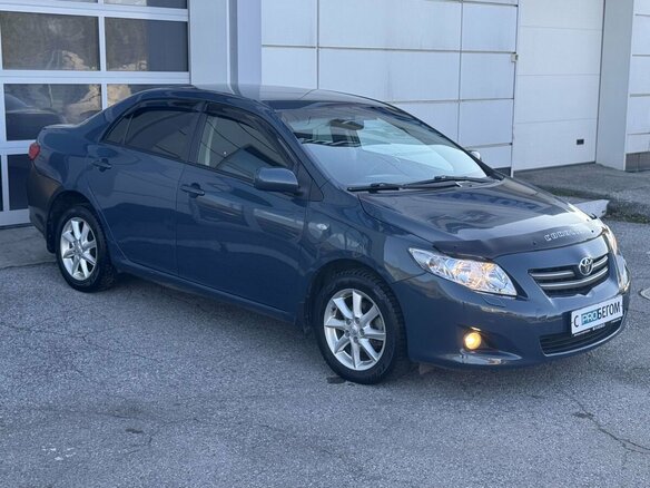 2007 Toyota Corolla X (E140, E150), синий - вид 3