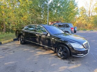2010 Mercedes-Benz S-Класс 500 Long V (W221) Рестайлинг, чёрный, 2650000 рублей, вид 2