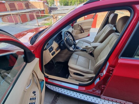 2007 BMW X3 30i I (E83) Рестайлинг, красный, 1269000 рублей - вид 10