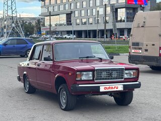 2007 Lada (ВАЗ) 2107, пурпурный, 299000 рублей, вид 2