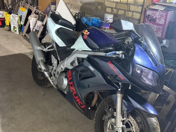 2007 Suzuki SV 1000, синий - вид 7