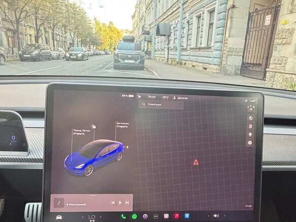 2021 Tesla Model 3 Performance I, синий - вид 10