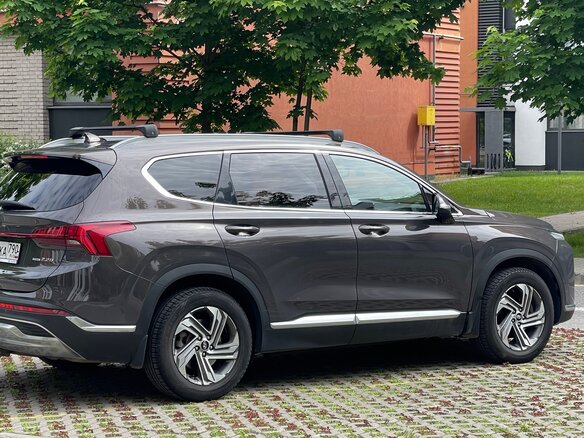 2021 Hyundai Santa Fe IV Рестайлинг, коричневый, 2850000 рублей - вид 5