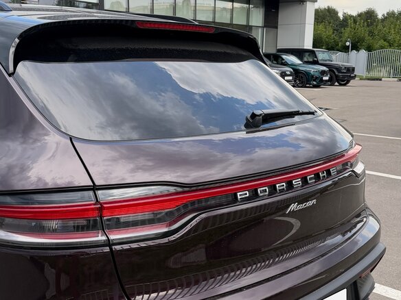 2024 Porsche Macan I Рестайлинг 2, красный - вид 2