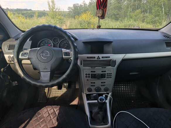 2008 Opel Astra H Рестайлинг, чёрный - вид 7