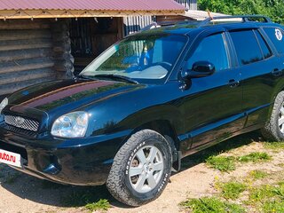 2004 Hyundai Santa Fe I, серебристый, 510000 рублей, вид 1
