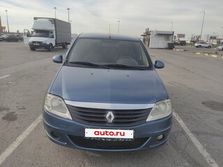 2011 Renault Logan I Рестайлинг, синий, 335000 рублей, вид 2