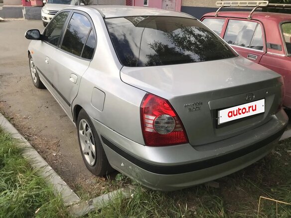 2005 Hyundai Elantra III (XD2) Рестайлинг, серебристый - вид 1