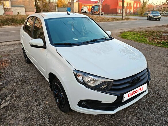 2024 Lada (ВАЗ) Granta I Рестайлинг, белый, 950000 рублей - вид 9