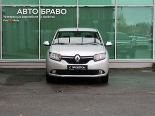 2013 Renault Logan II, серебристый, 549000 рублей, вид 3