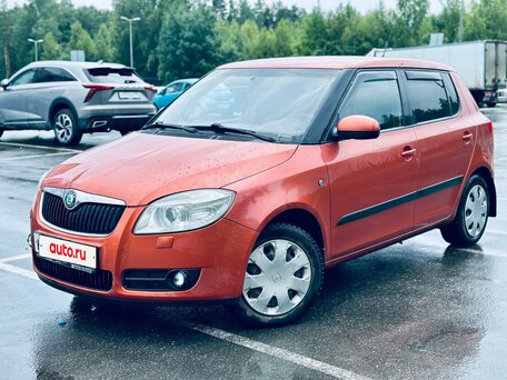 2008 Skoda Fabia II, красный, 445000 рублей, вид 4