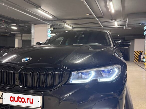 2019 BMW 3 серии 320d VII (G2x), чёрный, 3000000 рублей - вид 1