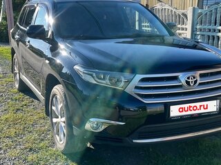 2012 Toyota Highlander II (XU40) Рестайлинг, чёрный, 2410000 рублей, вид 1