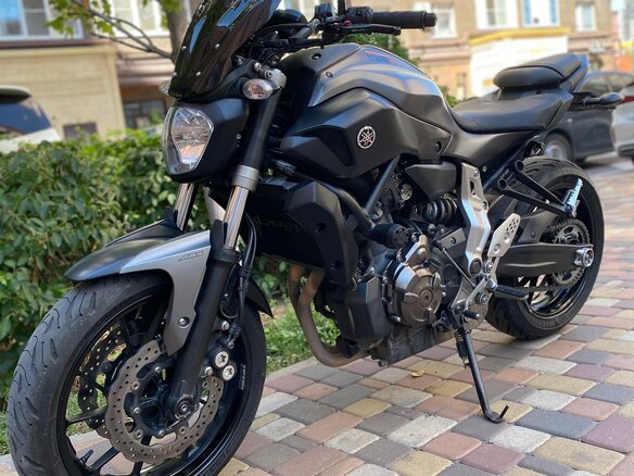 2014 Yamaha MT-07 (FZ-07), серый, 670000 рублей - вид 8