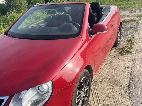 2008 Volkswagen Eos I, красный, 1280000 рублей - вид 12