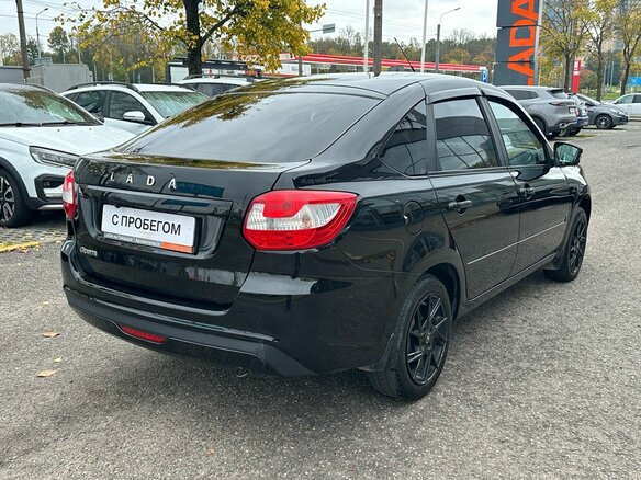 2022 Lada (ВАЗ) Granta I Рестайлинг, чёрный, 599000 рублей - вид 4