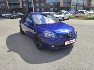 2008 Mazda 3 I (BK) Рестайлинг, синий, 570000 рублей, вид 3