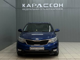 2016 Kia Rio III Рестайлинг, синий, 970000 рублей, вид 3