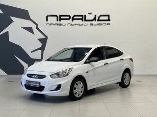 2012 Hyundai Solaris I, белый, 779900 рублей, вид 1
