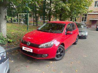 2012 Volkswagen Golf VI, красный, 1000000 рублей, вид 1