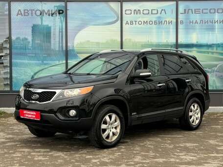 2011 Kia Sorento II, чёрный, 1330000 рублей, вид 1