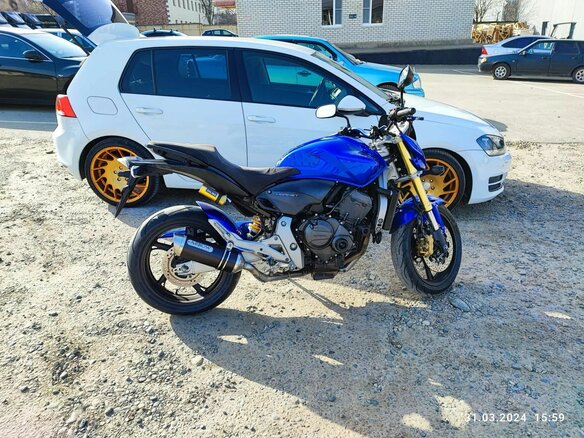 2008 Honda CB 600F Hornet, синий, 550000 рублей - вид 17