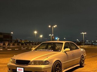 1996 Toyota Mark II VIII (X100), серый, 700000 рублей, вид 2