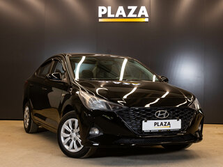 2021 Hyundai Solaris II Рестайлинг, чёрный, 1180000 рублей, вид 2