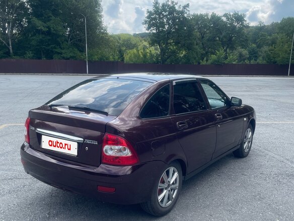2011 Lada (ВАЗ) Priora I, пурпурный, 265000 рублей - вид 6