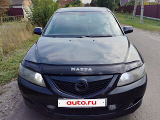 2004 Mazda 6 I (GG), чёрный, 200000 рублей, вид 3