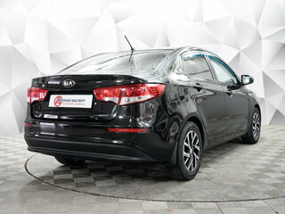 2016 Kia Rio III Рестайлинг, чёрный, 830000 рублей, вид 5