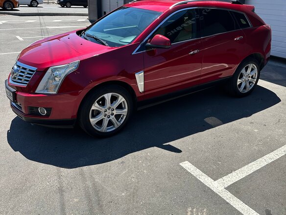 2014 Cadillac SRX II Рестайлинг, красный, 1550000 рублей - вид 3