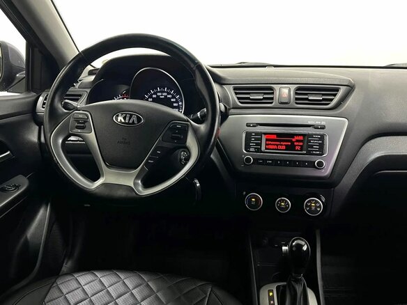 2016 Kia Rio III Рестайлинг, серый - вид 14