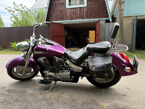2005 Honda VTX 1300, пурпурный, 725000 рублей - вид 4