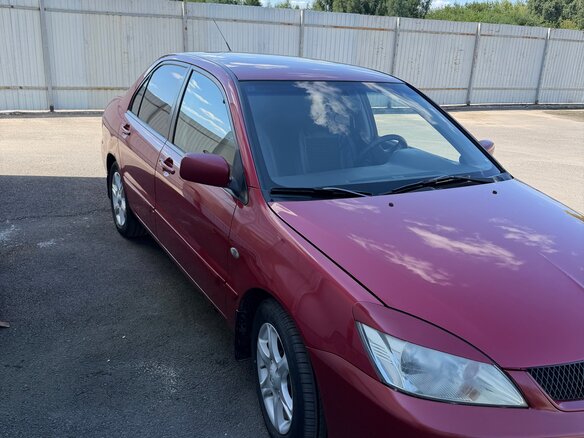 2007 Mitsubishi Lancer IX Рестайлинг, красный, 250000 рублей - вид 2
