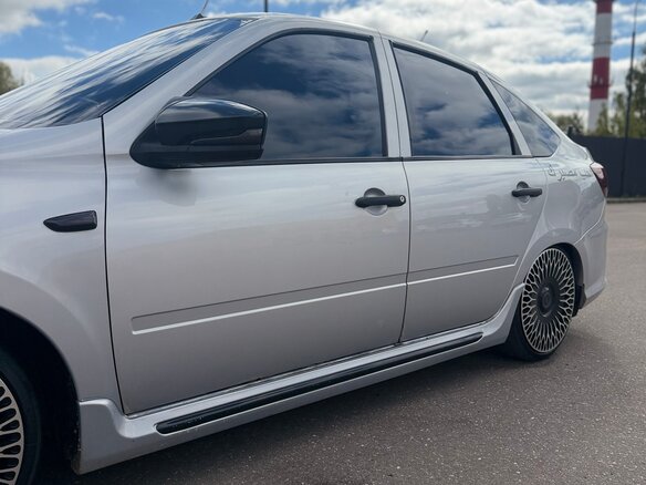 2014 Lada (ВАЗ) Granta I, серебристый, 650000 рублей - вид 1
