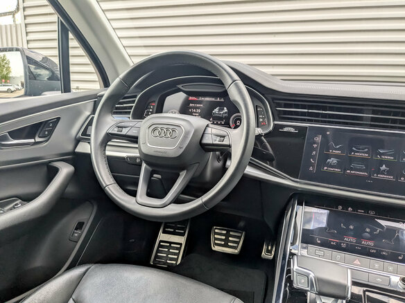 2023 Audi Q7 45 TFSI II (4M) Рестайлинг, чёрный, 6950000 рублей - вид 27