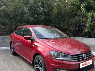 2015 Volkswagen Polo V Рестайлинг, красный, 1000050 рублей, вид 4